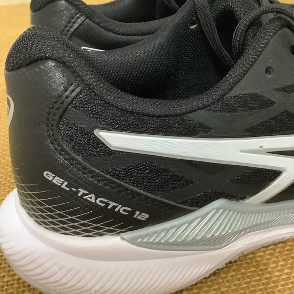 ASICS Gel -Tactic 12 Women’s Black Sneakers Size 9 US - Picture 13 of 15
